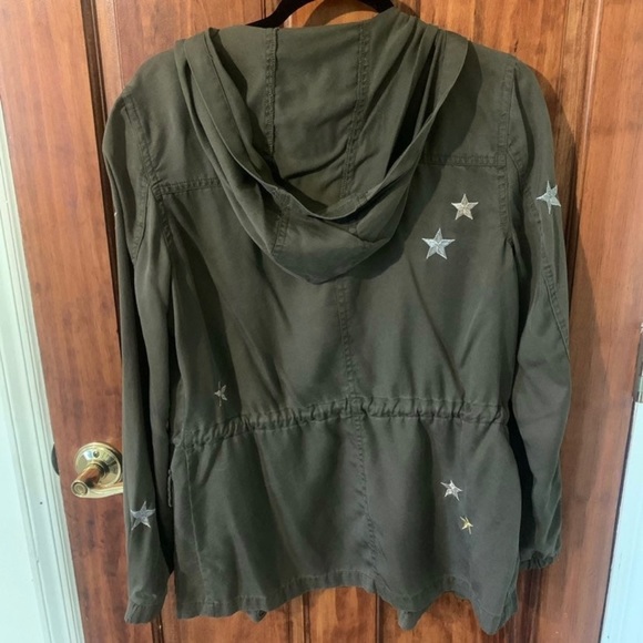 Bagatelle Lightweight Army Jacket with Embroidered Stars size S - Picture 2 of 8